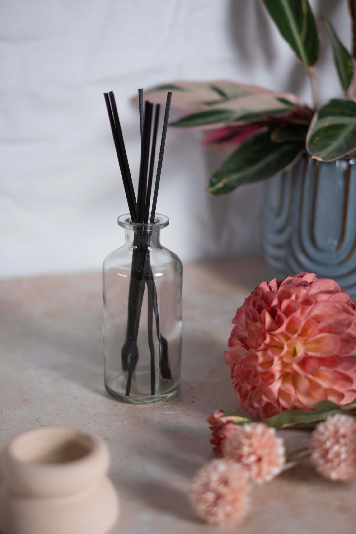 220ml Flat Top White Label Reed Diffuser Clear Glass - Pack of 6 – Home ...